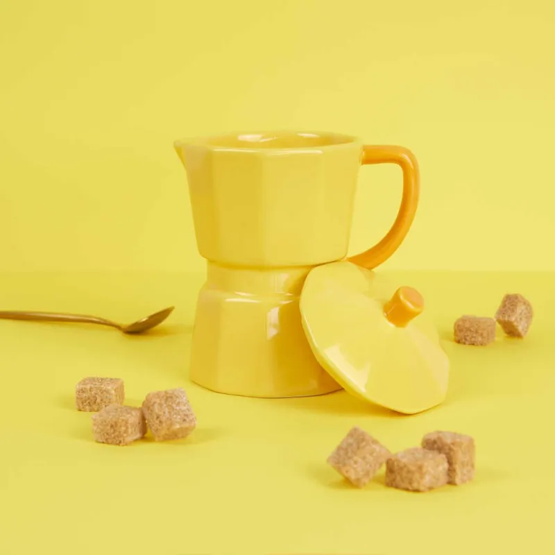 Moka Mug Yellow 350 ml, ceramic | Happyideas