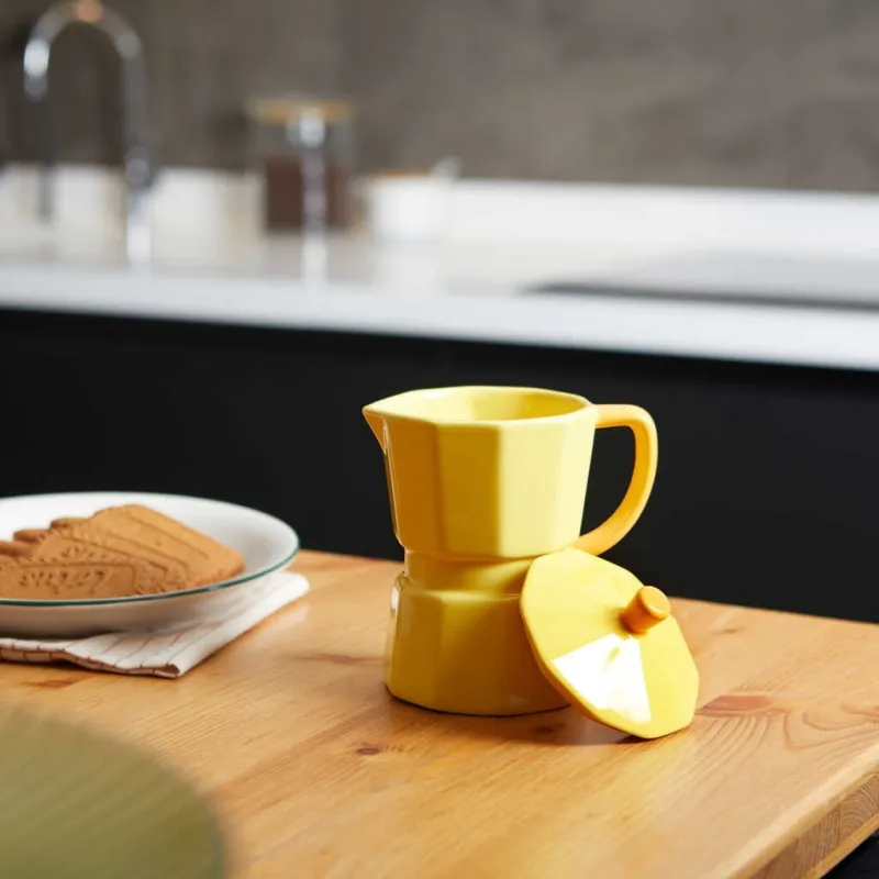 Moka Mug Yellow 350 ml, ceramic | Happyideas