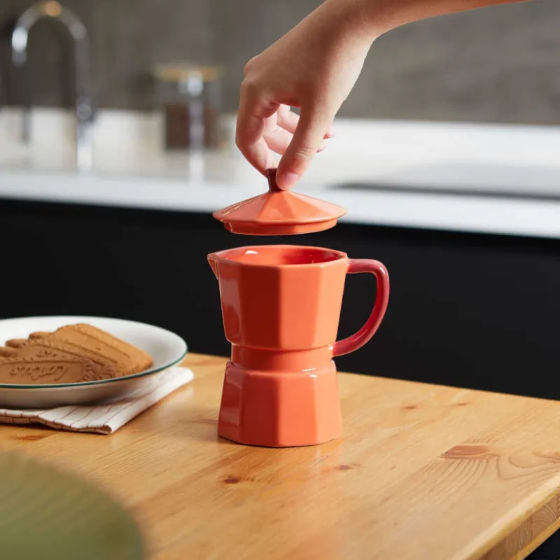 Mug Moka rojo 350 ml | Happyideas