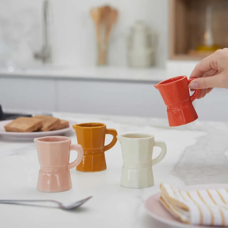 Set tazas espresso Moka Caramel | Happyideas