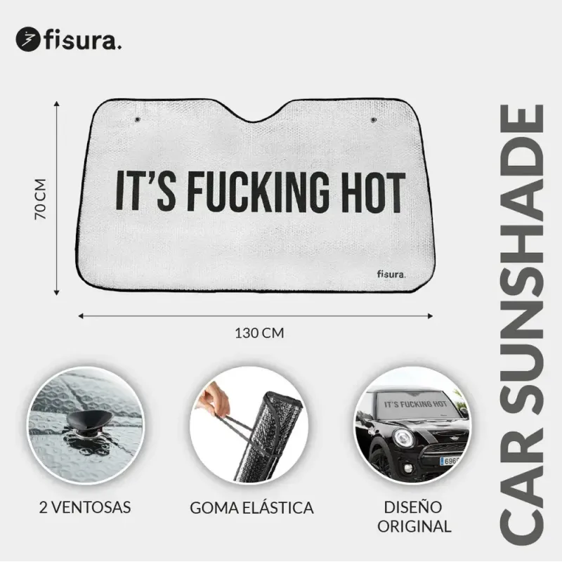 Parasol "It's fucking hot" | Happyideas