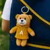 Teddy Bear Initial Keychain Charm - Happyideas.com