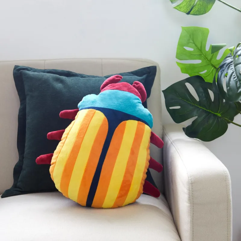 Cojín The Beetles turquesa | Happyideas