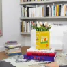 Florero Book amarillo cerámica | Happyideas