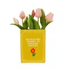 Florero Book amarillo cerámica | Happyideas