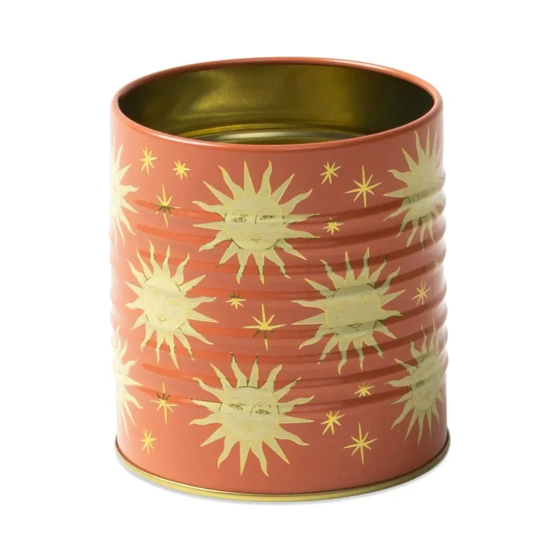 Celestial Storage Tin - Terracotta Sun | Happyideas