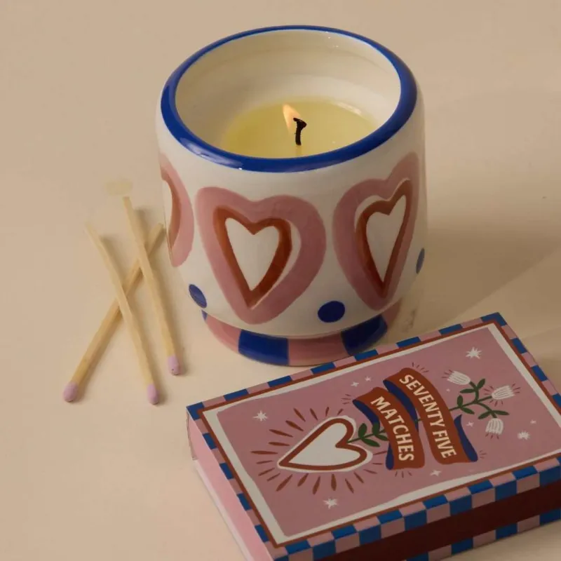 A DOPO CANDLE HEARTS – ROSEWOOD VANILLA | Happyideas