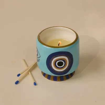 Vela Ojo Turco: vela decorativa original | Happyideas