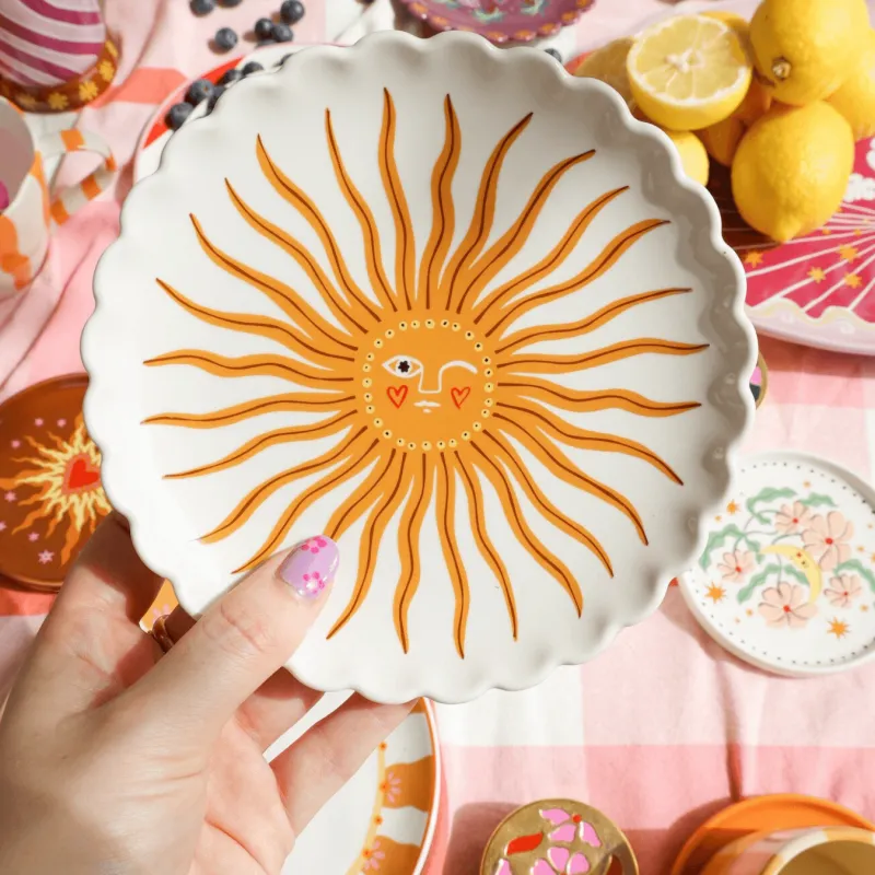 Serving Plate Sun | Happyideas