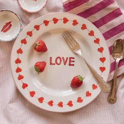 Plato de cerámica LOVE | Happyideas