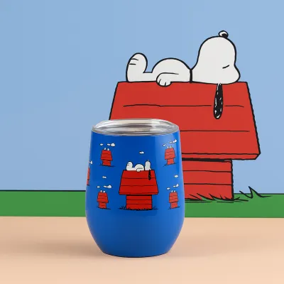 Vaso Termo Snoopy Azul: termo original | Happyideas
