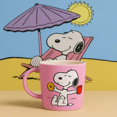 Taza Snoopy More Coffee More Donuts | Happyideas