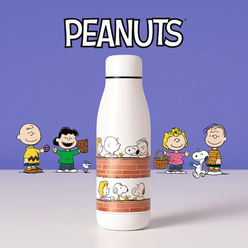 Botella termo Snoopy Muro de acero inox | Happyideas
