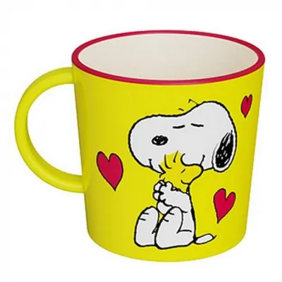 Taza Snoopy Love de cerámica para regalar | Happyideas