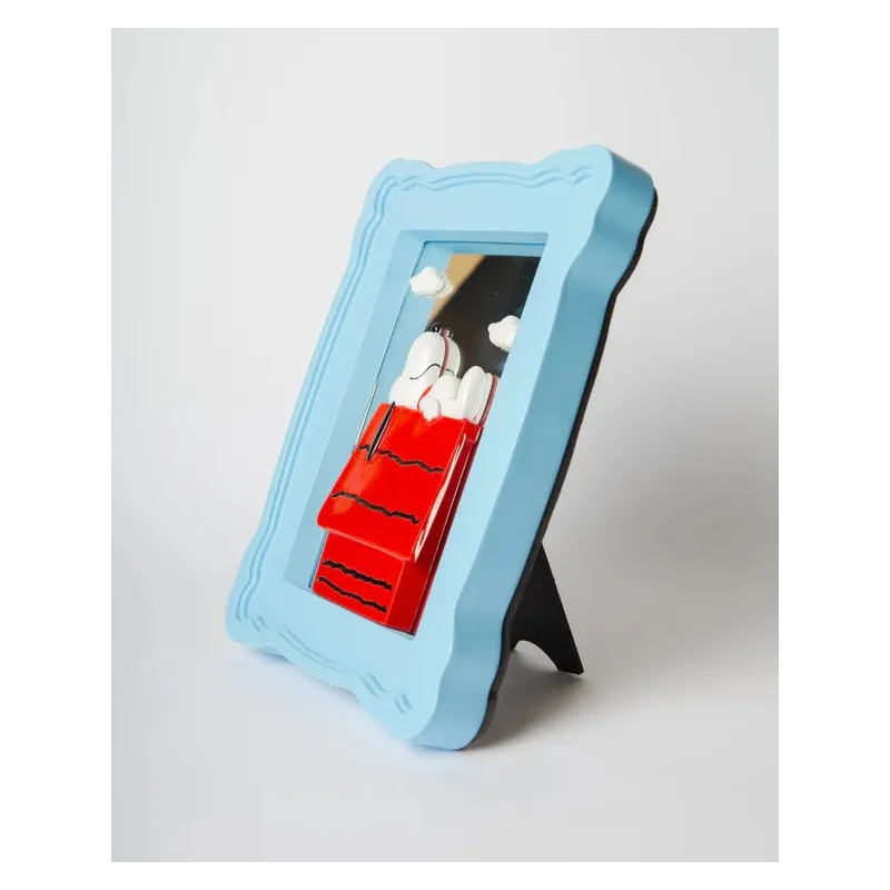 Marco de espejo Snoopy de resina, 20x24 cm | Happyideas