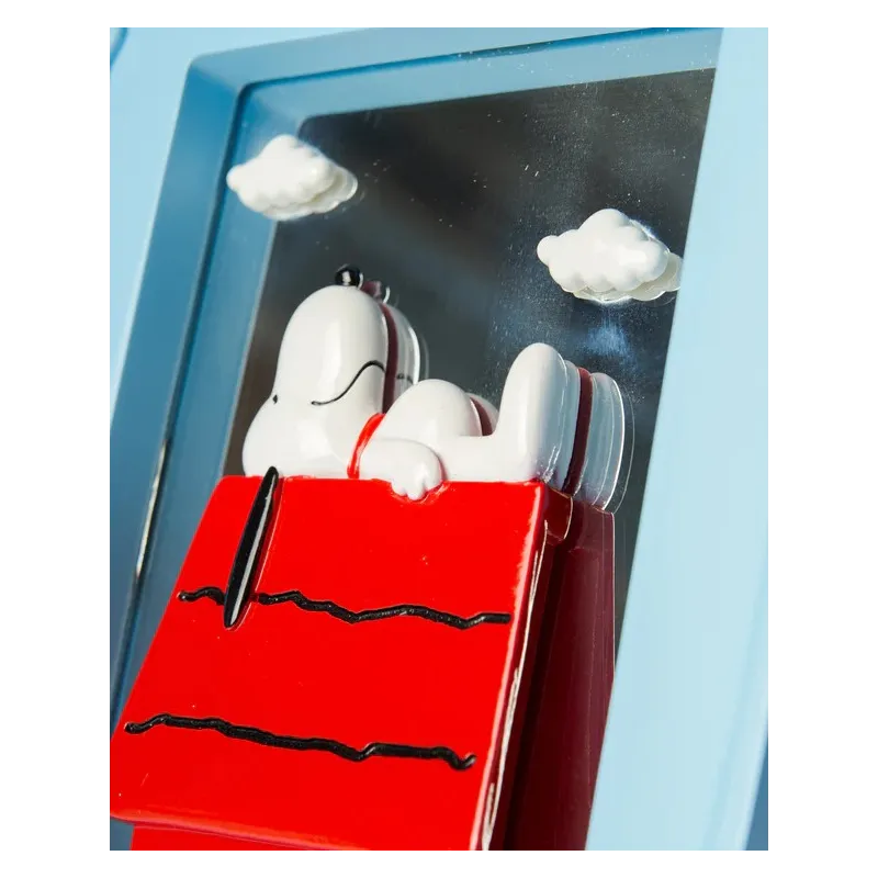 Marco de espejo Snoopy de resina, 20x24 cm | Happyideas