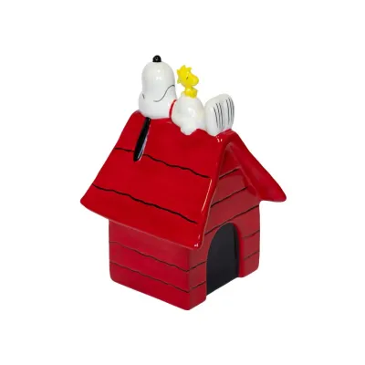 Casita de Snoopy pequeña de cerámica, 12 cm | Happyideas