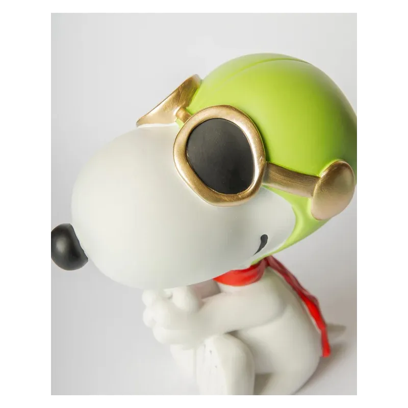 Figura Snoopy aviador blanco de 25 cm | Happyideas