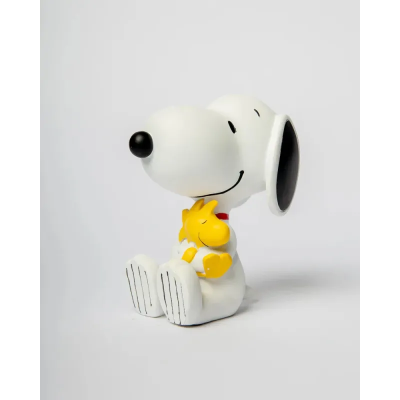 Figura Snoopy y Woodstock blanca de 25 cm | Happyideas