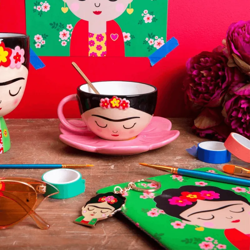 Frida Flower Cup & Saucer | Happyideas