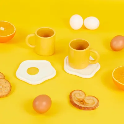 Set Tazas Huevo Frito | Happyideas