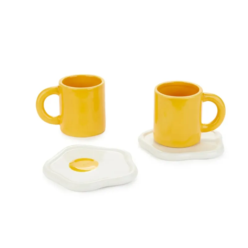 Set Tazas Huevo Frito | Happyideas