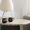 Wake Cat Coffee Mugs Set x2 – Black - Happyideas.com