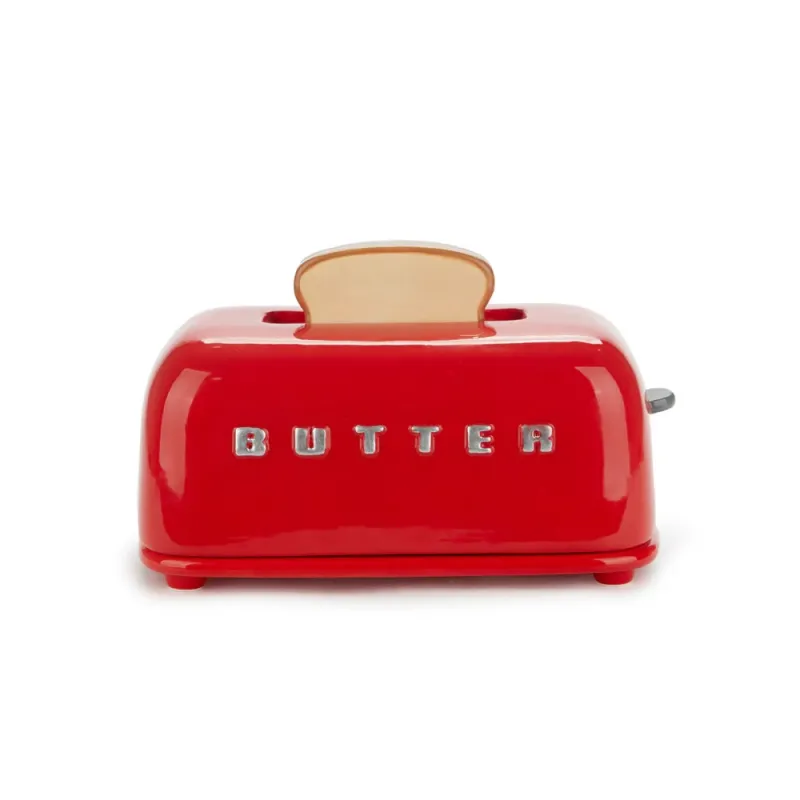 Toasty Butter Dish Red - Happyideas.com