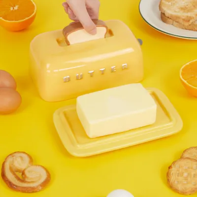 Mantequillera Toasty Amarilla | Happyideas