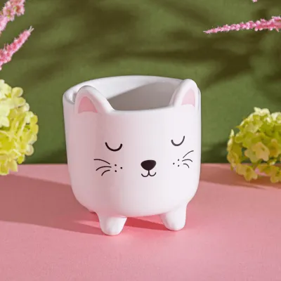 Maceta Mini Gatito con Patitas | Happyideas