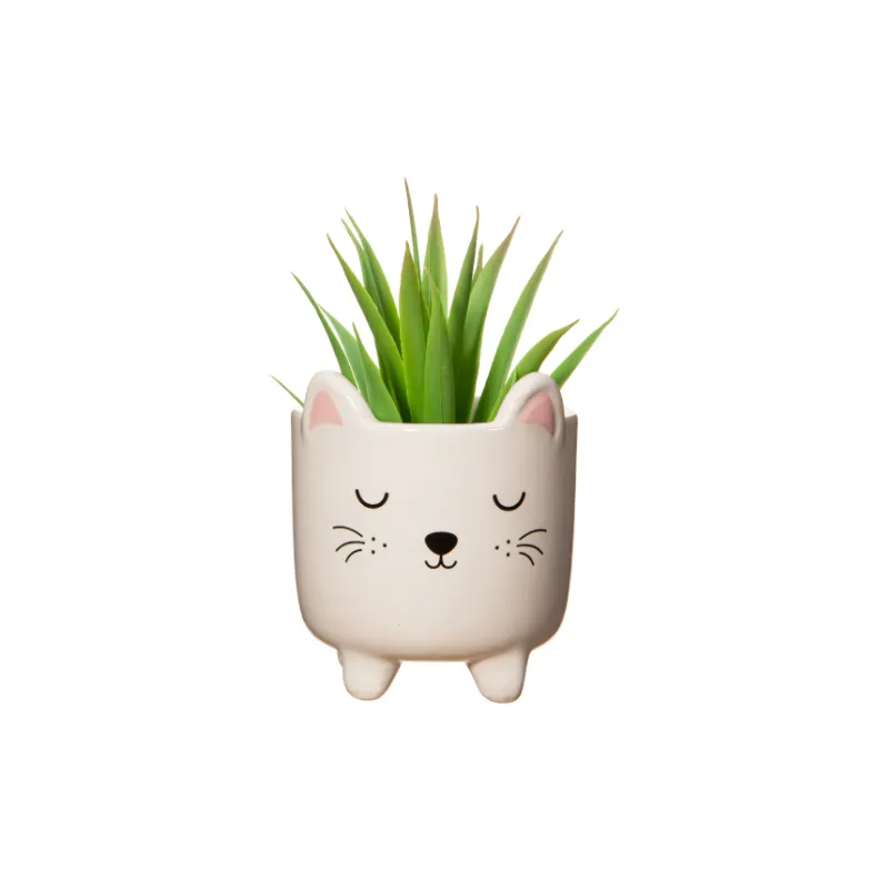Maceta Mini Gatito con Patitas | Happyideas