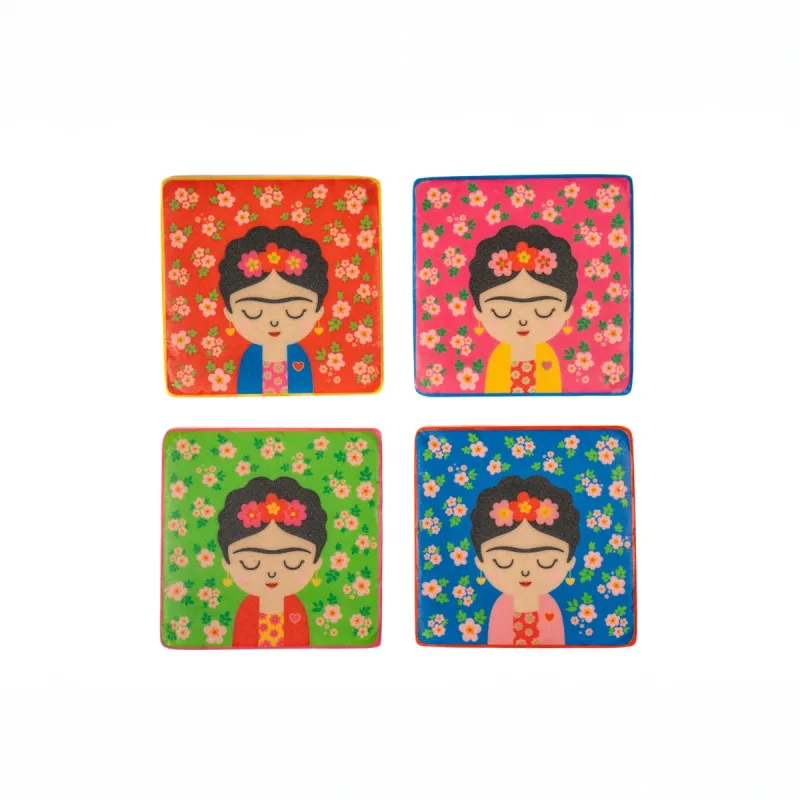 Frida Coasters – Set of 4 - Happyideas.com