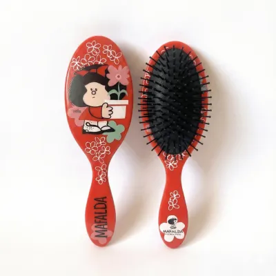 Mafalda Flowers Hair Brush | Happyideas