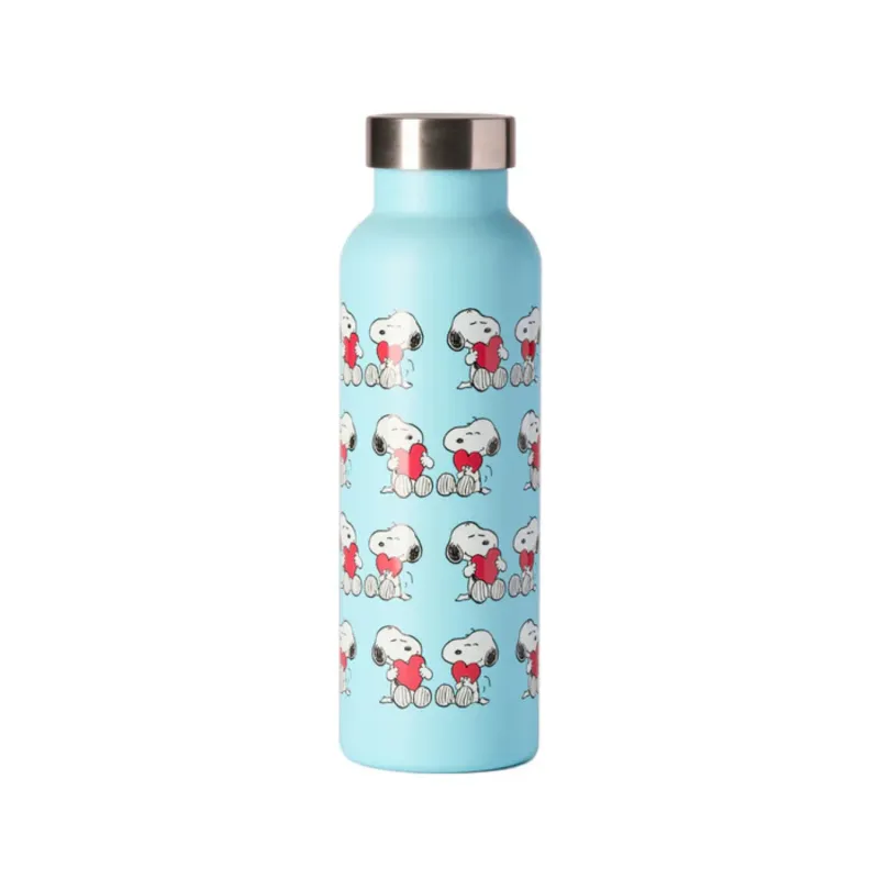 Botella termo Snoopy Amor de acero inox | Happyideas
