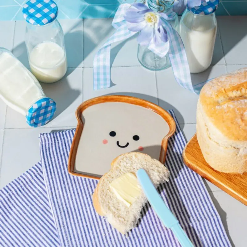 Bread Slice Snack Plate - Happyideas.com