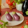 Aubergine Salt & Pepper Shakers - Happyideas.com