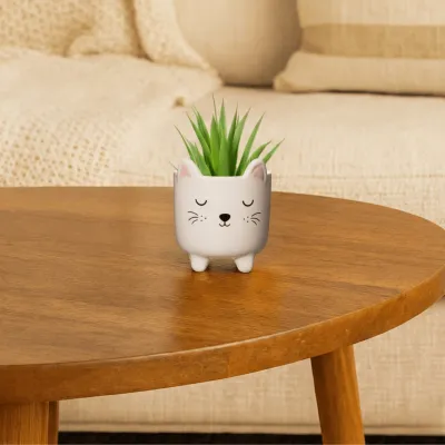 Maceta Mini Gatito con Patitas | Happyideas