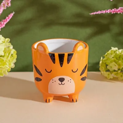 Maceta Mini Tigre con Patitas | Happyideas