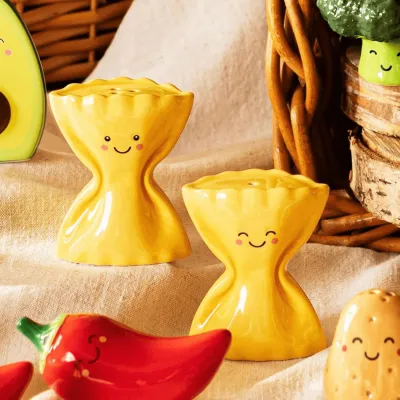 Set Salero y Pimentero Pasta Farfalle | Happyideas