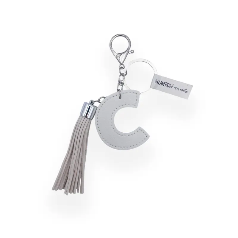 Initial Charm Keychain - Happyideas.com