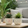 Set 2 macetas Love | Happyideas