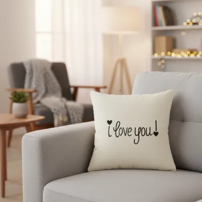 Cojín I Love You: cojín romántico original | Happyideas