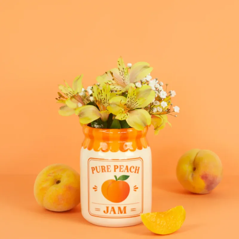 Apricot Peach Jam Pot - Happyideas.com