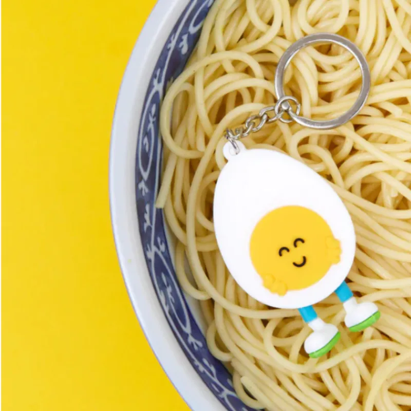Eggo Chan Ramen Keychain - Happyideas.com