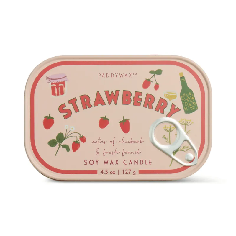 Vela en lata Fresas: vela aromática original | Happyideas