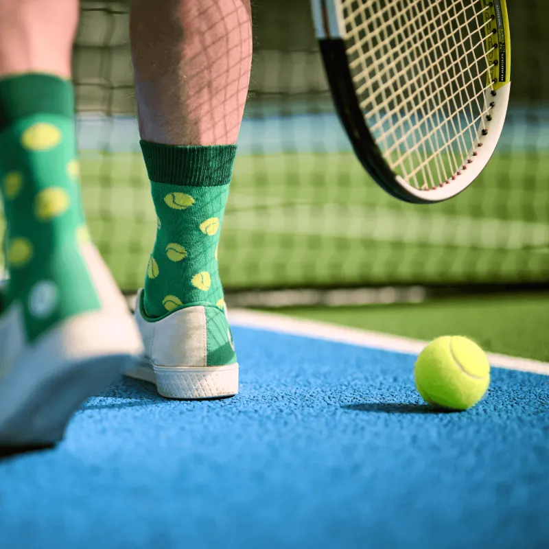 Calcetines “Game, Set, Match” en lata | Happyideas