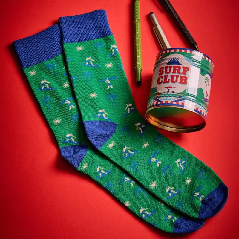 “Yes Sir, I Can Boogie” Socks in a Tin - Happyideas.com