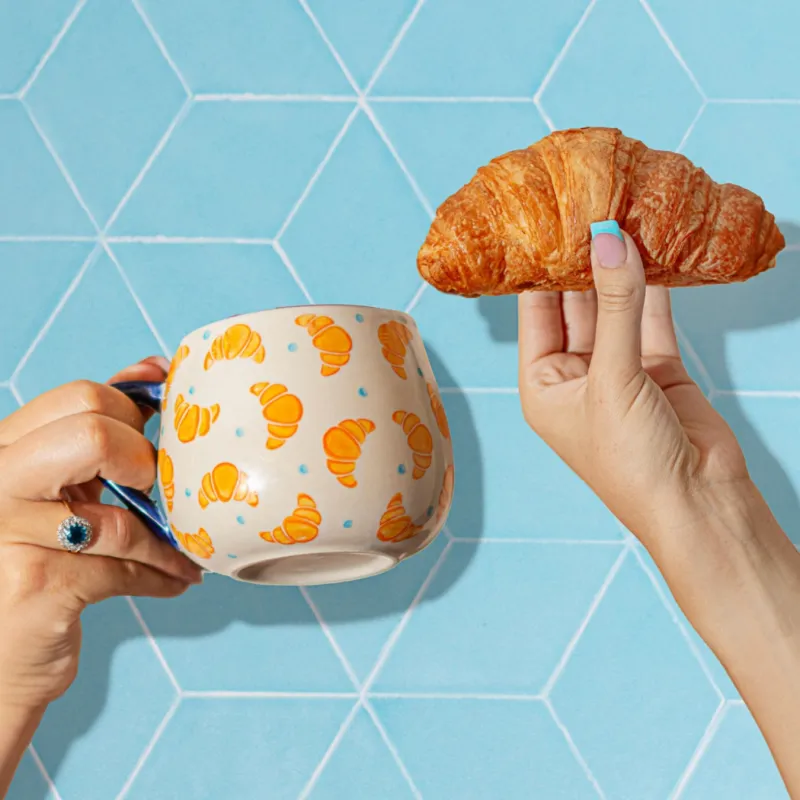 Taza Croissants Mini: taza bonita de desayuno | Happyideas
