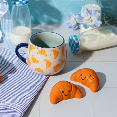 Taza Croissants Mini: taza bonita de desayuno | Happyideas