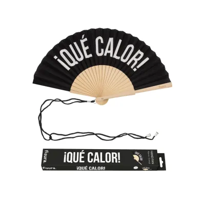 Black "How hot" fan - Happyideas.com